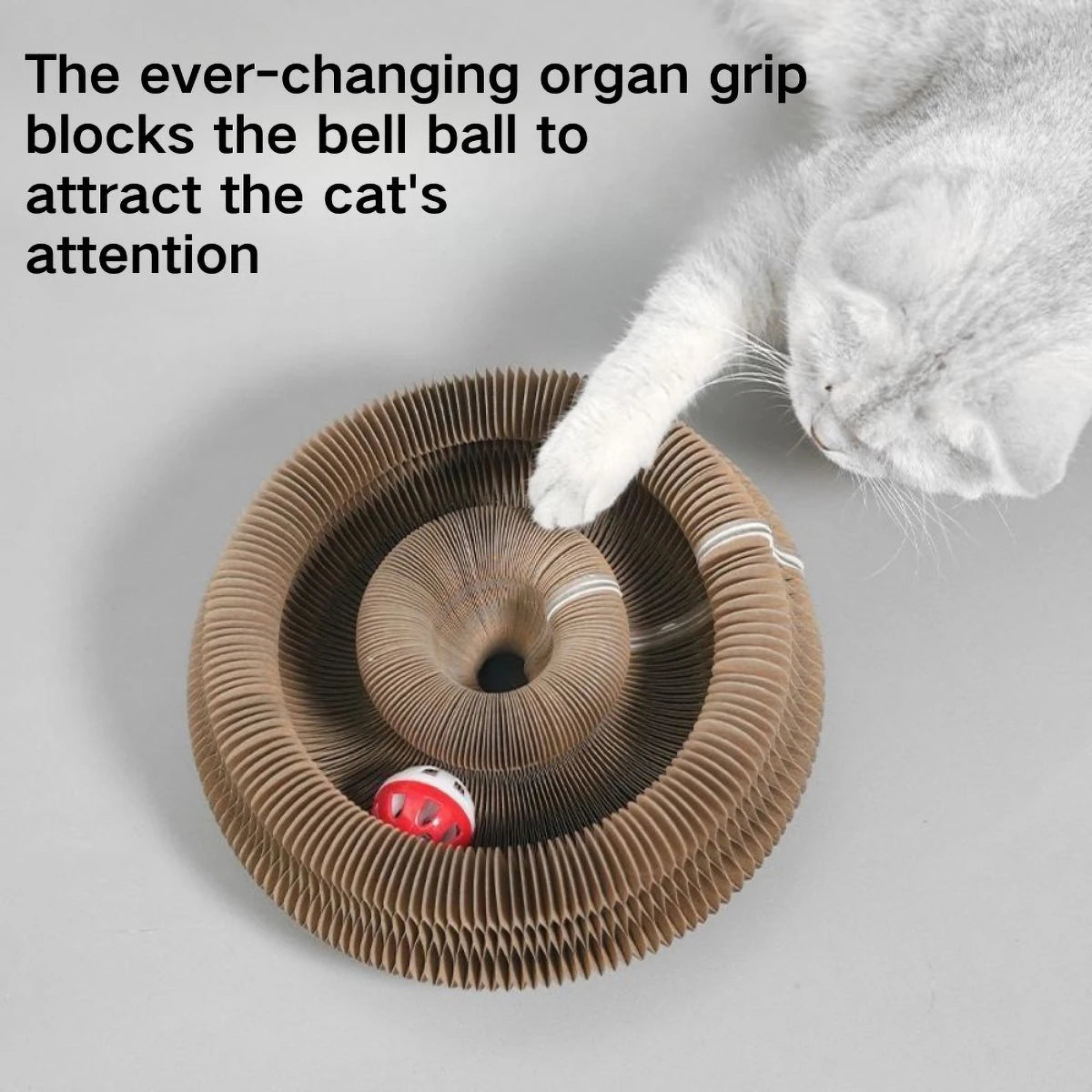 Arranhador de papelão dobrável para gatos