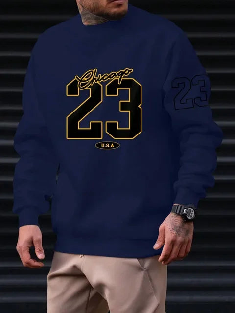Sweatshirt sem capuz para homem
