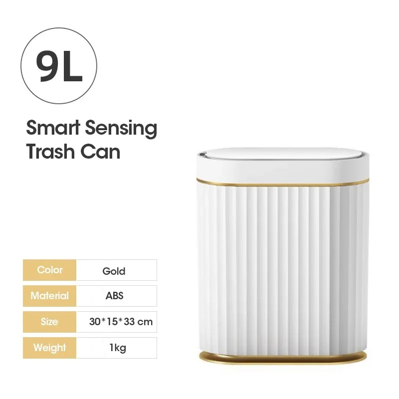 Lixeira automática de 7L/9L com sensor inteligente