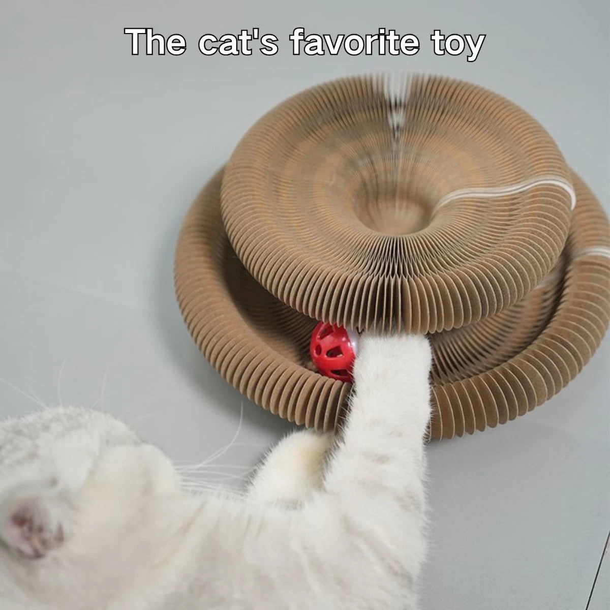 Arranhador de papelão dobrável para gatos
