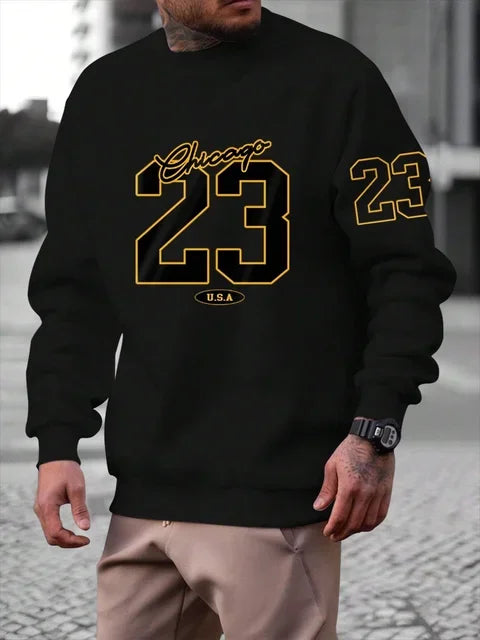 Sweatshirt sem capuz para homem