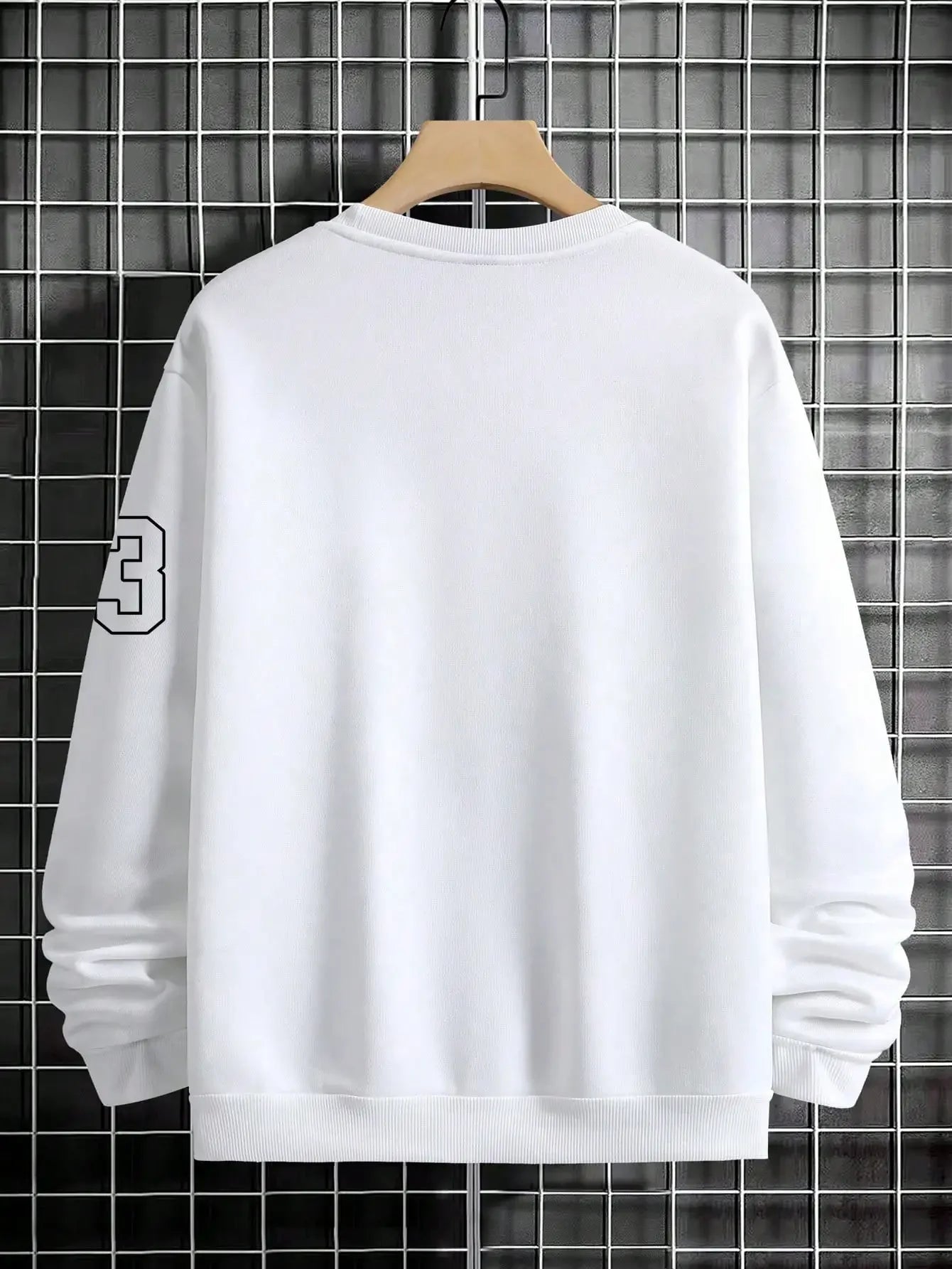 Sweatshirt sem capuz para homem