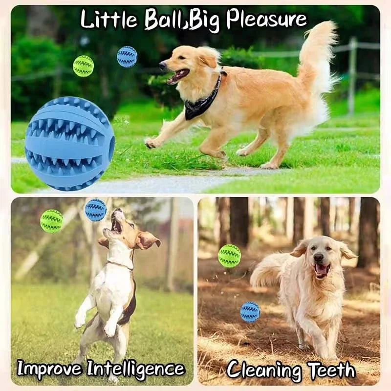Bola de tratamento para limpeza dos dentes para animais