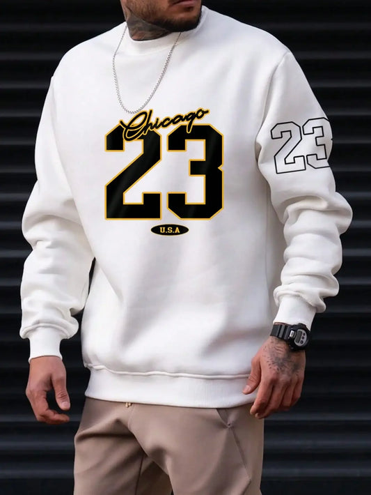 Sweatshirt sem capuz para homem
