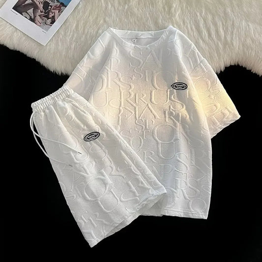 Camiseta masculina de manga curta com estampa xadrez
