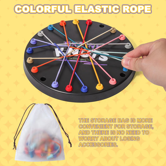 AIUAZA children's chain board game, unlock board games, party rope breaking challenge board games, parent-child interactive game