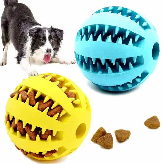 Bola de tratamento para limpeza dos dentes para animais